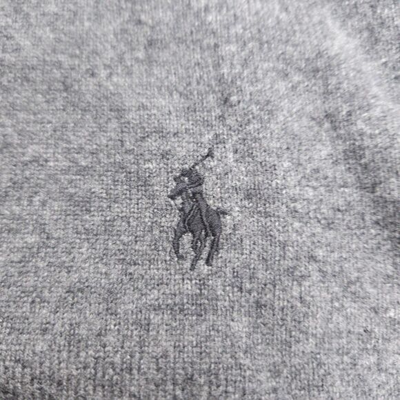 Polo Ralph Lauren 1/4 Zip Pullover Sweater Men's 4XLT Tall Gray Merino Wool - Picture 5 of 15